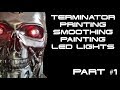 Terminator T-800: 3D printing, smoothing, painting, LED light install (PART #1)