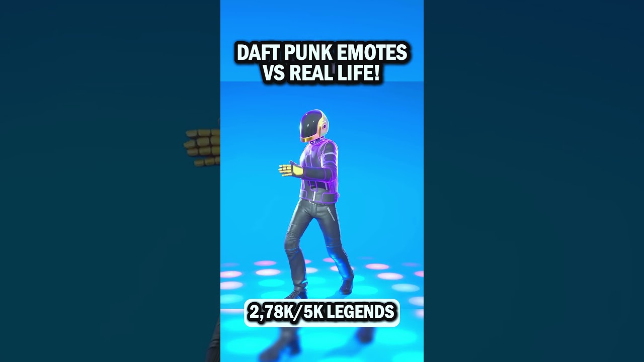 Эмоции Daft Punk из Fortnite в реальной жизни!