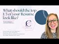 What should your resume look like?