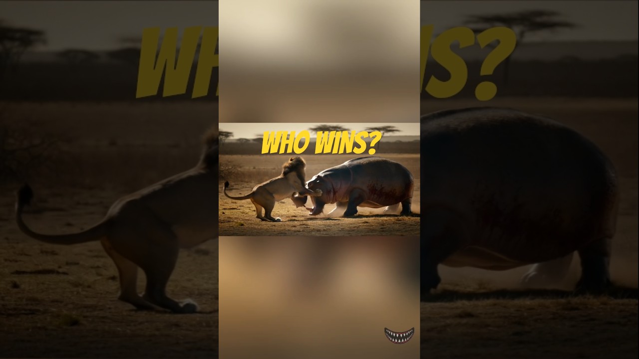 Lion vs Hippopotamus – Who Would Win in a Fight? 🦁🦛