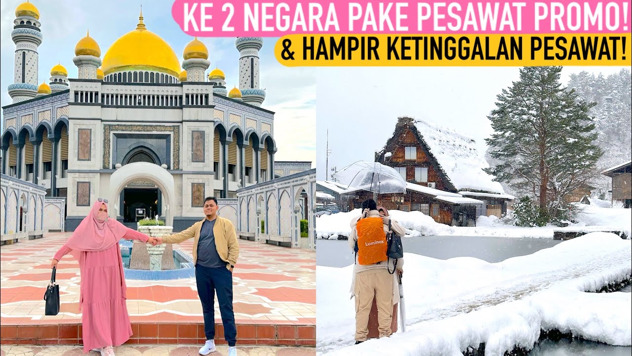#JEPANGHALALTRIP 1 | NEKAT PERTAMA KALI LIBURAN KE JEPANG DAPAT PROMO PESAWAT BONUS KELILING BRUNEI
