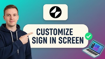 How to CUSTOMIZE the SIGN IN SCREEN in Glide (Step by Step) 2025