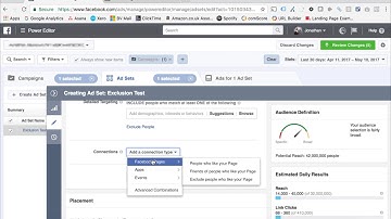 How to Exclude Audiences and Converted Users in Facebook Ad Manger