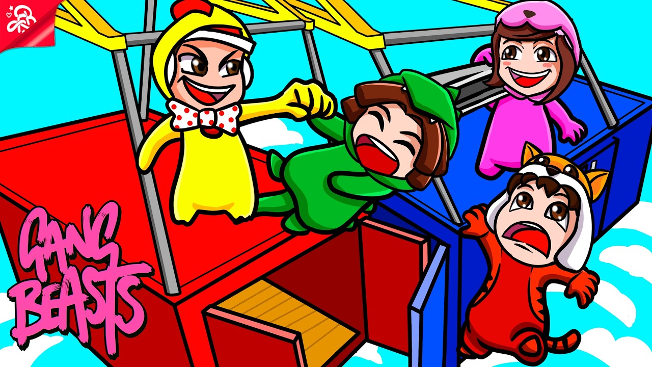 QUEM É O MELHOR DE BRIGA NA FAMÍLIA BETERO? (GANG BEASTS)