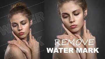 How to Remove Water Mark from photo /Picture : Photoshop Tutorials