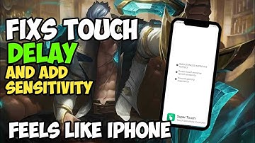 Fixs your touch delay using this method feels like iphone
