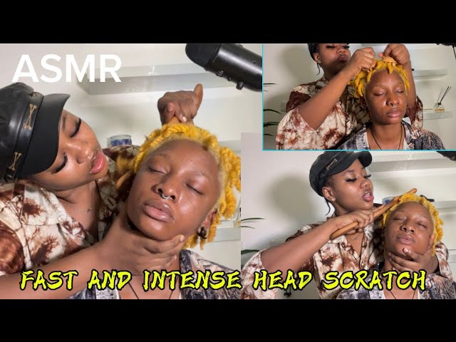 ASMR💫FAST AND INTENSE HEAD SCRATCH 