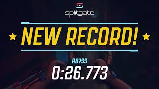 Abyss 26.773 Splitgate race