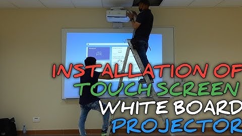 How to install || White Board Touch Screen || Projector  #Epson #Avsytem #Video #projector