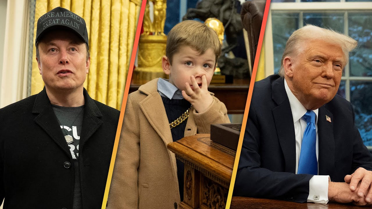 Trump's Oval Office Desk Removed After Elon Musk's Son PICKS HIS NOSE Near It