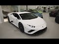 CHECK OUT This 2022 Lamborghini Huracán EVO RWD in Bianco Monocerus!