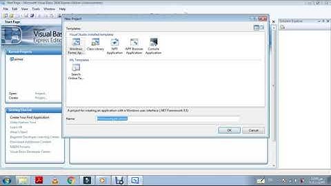 الدرس الاول من كورس تعليم البرمجة بلغة Visual Basic.Net