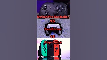 Nintendo Switch Pro Controller Vs DualSense Vs Joy-Cons #gaming #sony #ps5 #controller #nintendo