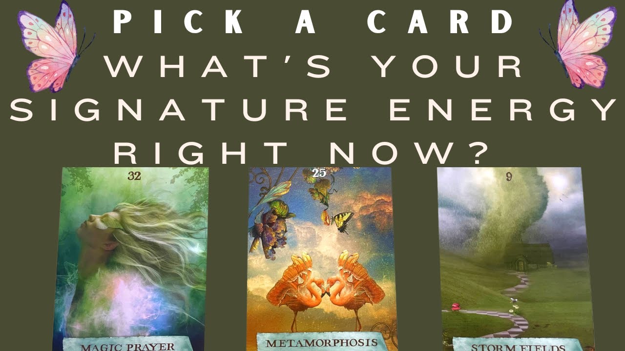 Signature With Energetic R ⚡️Pick A Card⚡️What is Your Signature Energy Right Now? Timeless Tarot ...