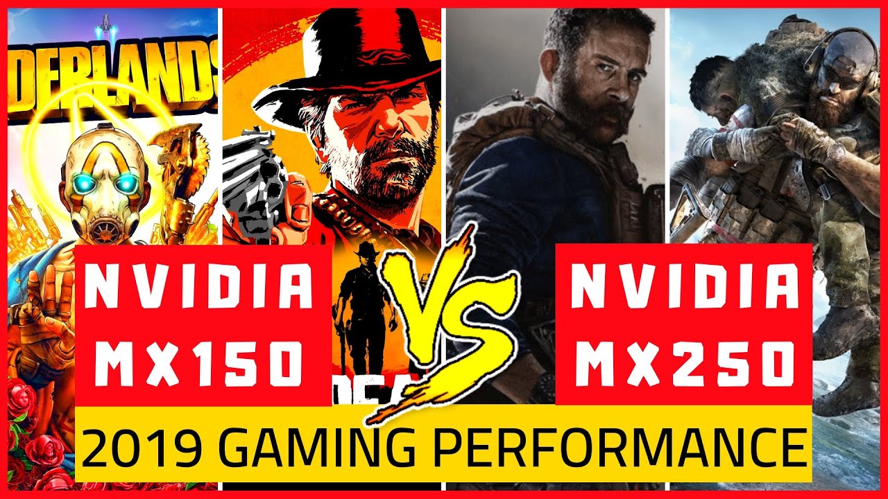 nvidia graphics cards comparison chart mx250