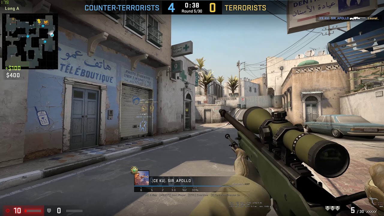 SIR_APOLLO : AWP 5 Kill #CSGO - YouTube