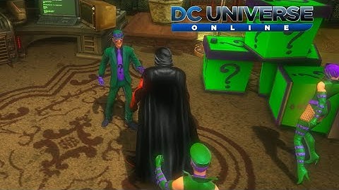 Saving The Riddler From Deathstroke In DCUO (4K 60fps)