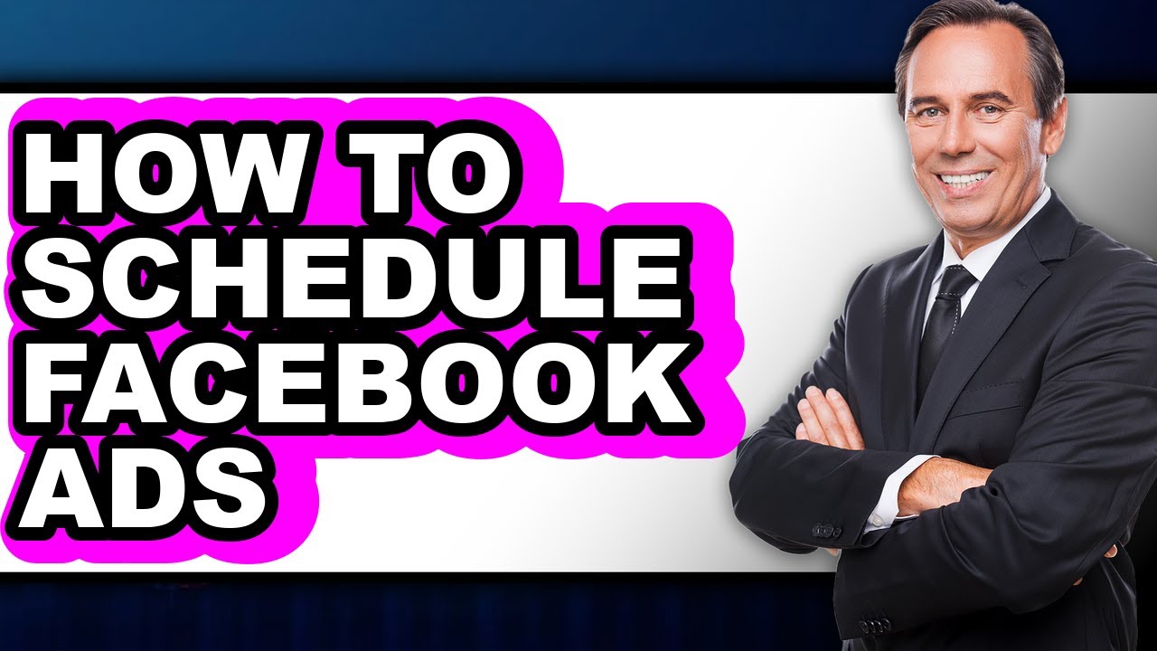 How To Schedule Facebook Ads - Step By Step - YouTube
