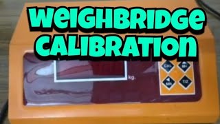 WEIGHBRIDGE CALIBRATION