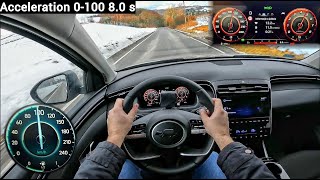 Hyundai Tucson 1.6 T-GDI HEV 6AT Hybrid 2 WD /230 HP/ POV Test Drive #23