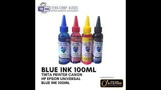 Tinta Printer Canon HP Epson Universal Blue Ink 100ML Tinta Printer Murah Berkualitas