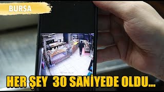 Neye uğradığını şaşırdı... Her şey  30 saniyede oldu ...