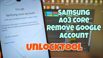 Final Method! Samsung A03 Core (SM-A032F), Remove Google Account, Bypass FRP. UnlockTool.