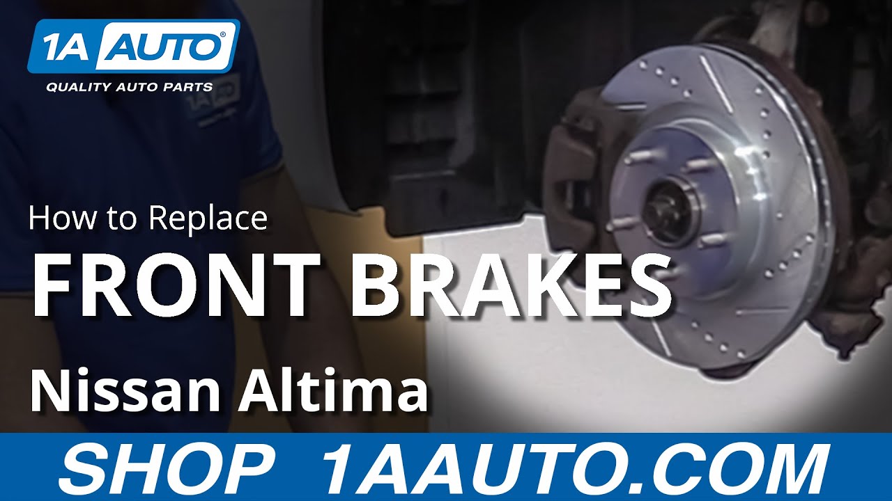 How To Replace Front Brakes 07-13 Nissan Altima