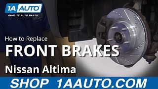 How to Replace Front Brakes 0713 Nissan Altima