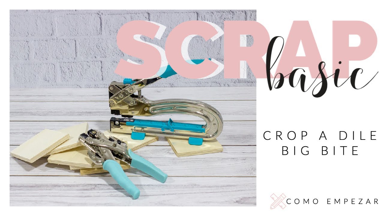 📚SCRAP BASIC: TODO sobre la CROP a Dile y la Big BITE | SCRAP para PRINCIPIANTES