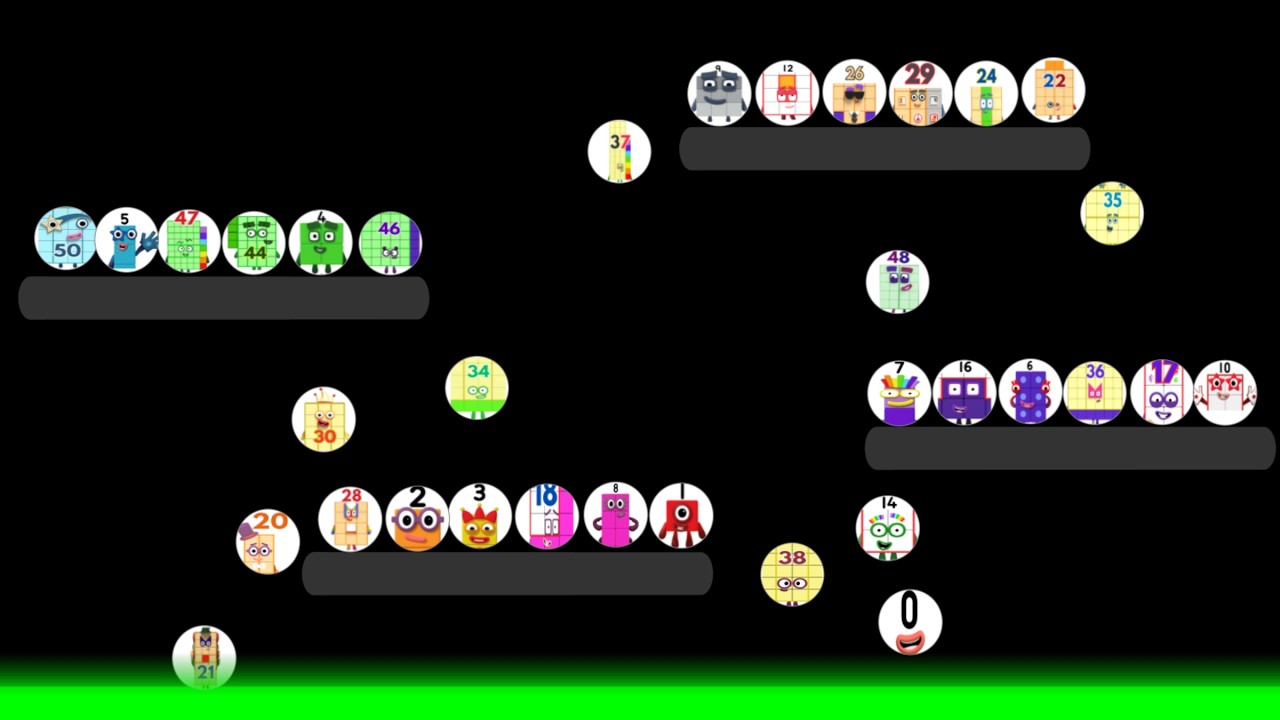 51 NUMBERBLOCKS Marble Race - Who will be the Champion? - Round 29