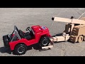 DIY Tow Truck Mercedes Actros - Falck Hadeland. Cardboard toy