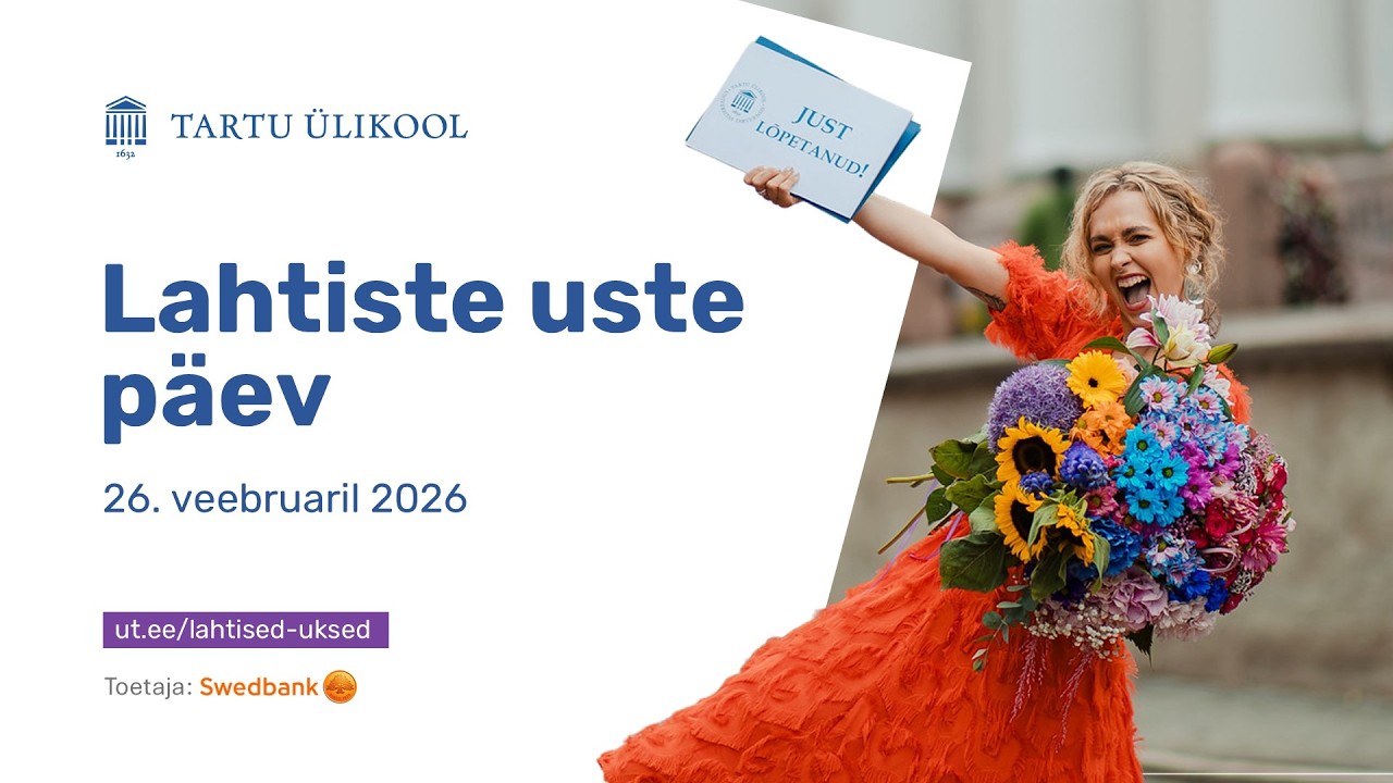📍Tartu Ülikooli lahtiste uste päev 26. veebruaril 2026