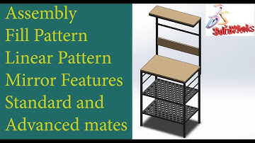 Designing a $250 kitchen shelf in Solidworks | Solidworks Tutorial for Beginners