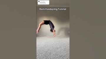 Back Handspring Tutorial 🌟