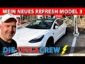 Abholung meines REFRESH Tesla Model 3 SR+ und Ladetest an V3