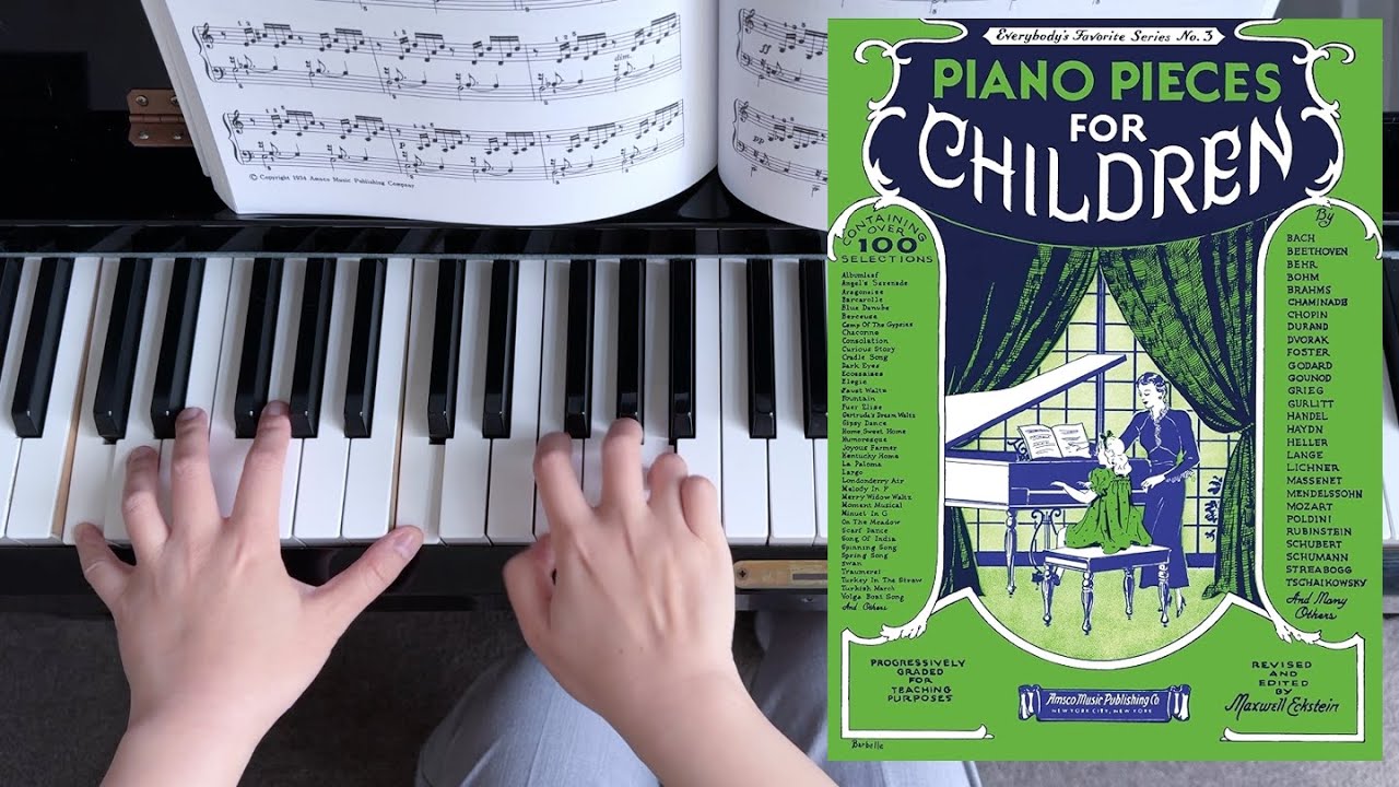 Prelude No. 1 by J. S. Bach | Piano Pieces for Children | Piano Demo
