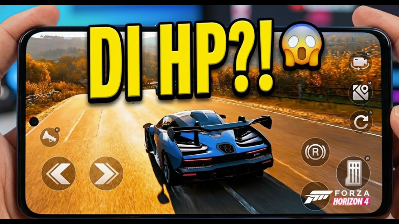Forza Horizon 4 di HP Android?! 😱 Gameplay Open World Grafis Konsol