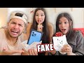 Giving My Family FAKE Apple For Christmas Prank!!!