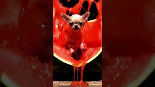 4K Asmr Ultra-Detailed Chihuahua Watermelon Surprise