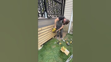 Under deck skirting with door