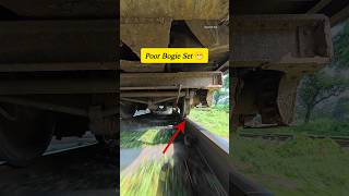 Poor Bogie set, but high speed 💥😳 #railtrack #railway #train #train_wheel #Train_Bogie #local_train