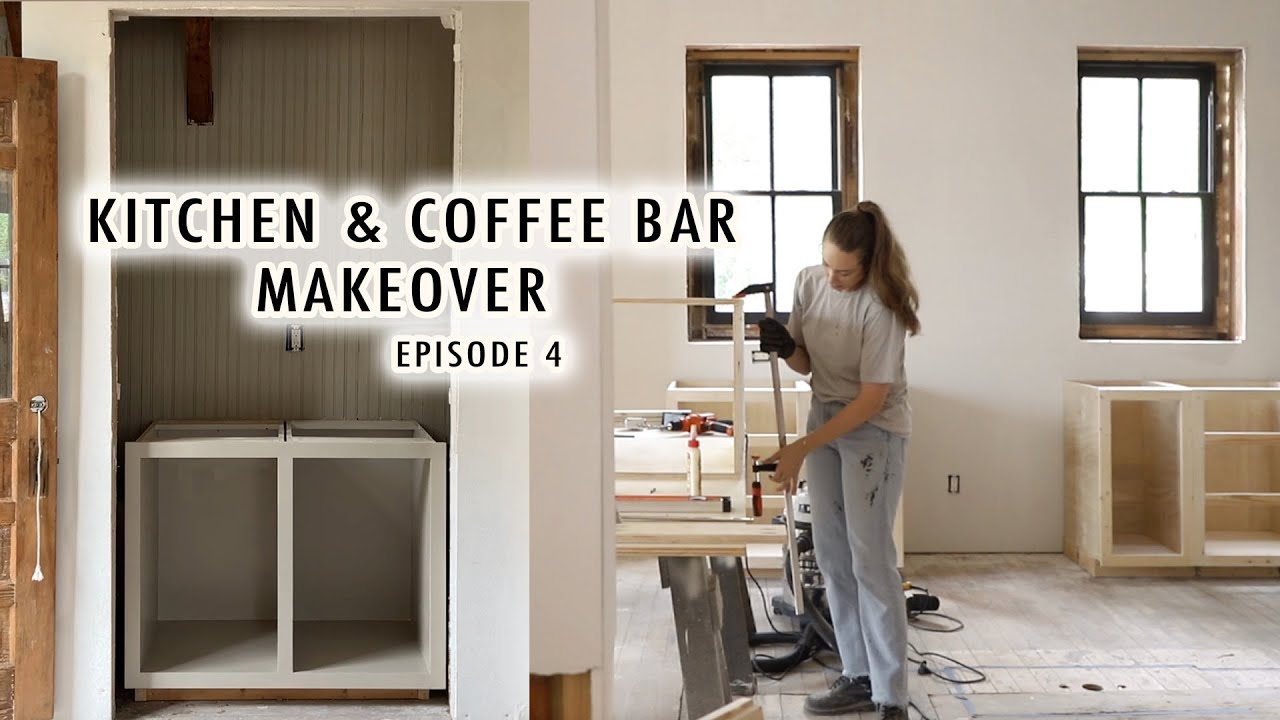 KITCHEN & COFFEE BAR MAKEOVER Part 4 *Building & Painting