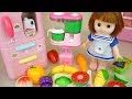 Fruit juice making and baby doll kitchen play house