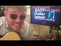 Post Malone - A Thousand Bad Times // easy guitar tutorial beginner lesson tabs easy chords