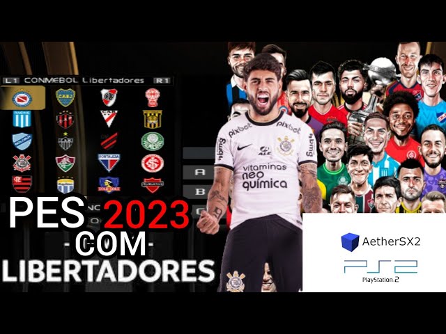 PES 2022 Brasileirão A B C + Libertadores + Encarte PS2!!!! 