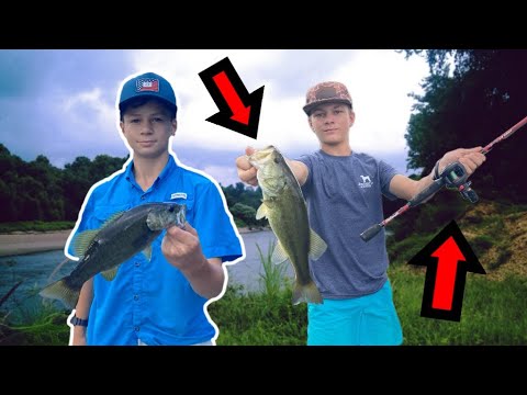 Bass Fishing In The Ouachita River!