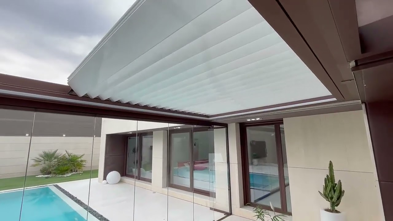 Pergola Bioclimatica Retractil Flexiglass Biorain RT270