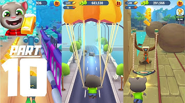 Talking Tom Gold Run -  Gameplay Walkthrough Part 10 (Android, iOS Gameplay)