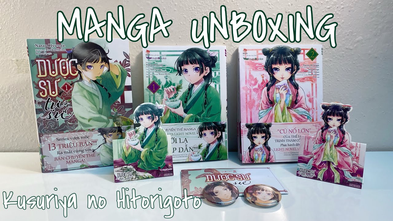 Dược sư tự sự Manga + Light Novel | Manga Unboxing | Huyn Lyn